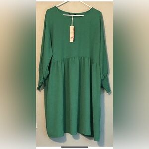 Dokotoo 2X Green Dress
